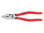 02 01 200 High Leverage Combination Pliers Plastic Coated Grip 200mm            