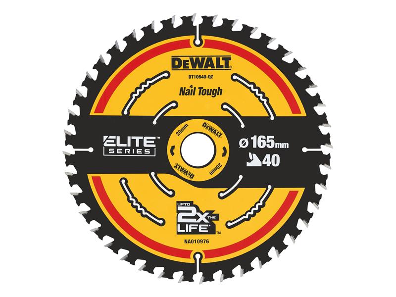 ELITE™ Series Framing Circular Saw Blade 165 x 20mm x 40T