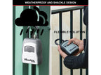 5400E Portable Shackled Combination Key Lock Box (Up To 3 Keys)