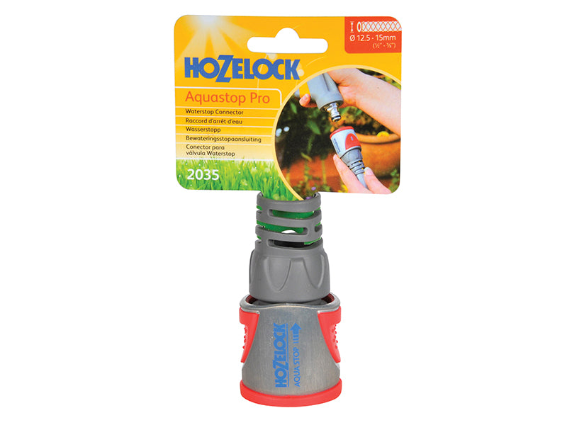 2035 Pro Metal AquaStop Hose Connector 12.5-15mm (1/2-5/8in)                    