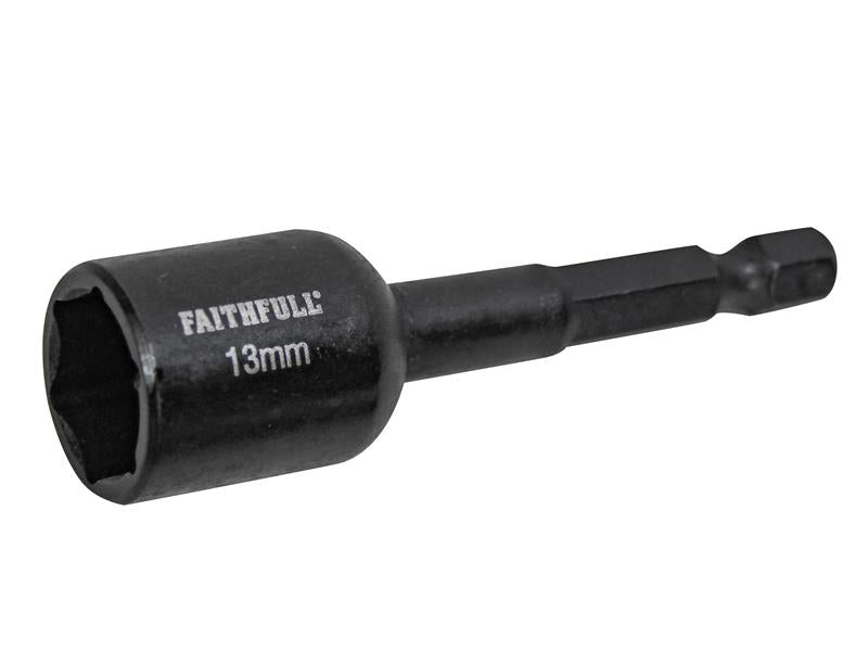 Magnetic Impact Nut Driver 13mm x 1/4in Hex                                     