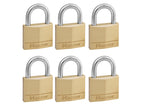 Solid Brass 70mm Padlock 6-Pin