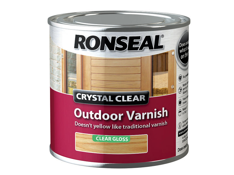 Crystal Clear Outdoor Varnish Satin 750ml