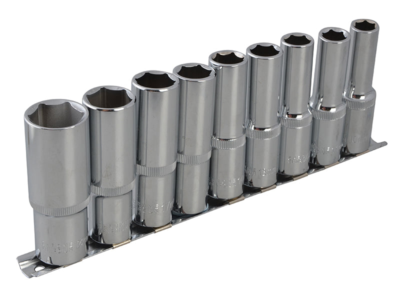 1/2in Drive Deep Socket Set, 9 Piece                                            