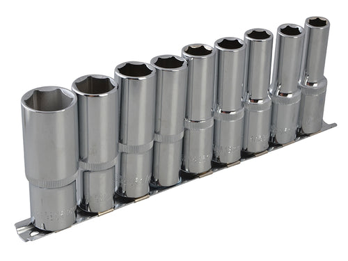 1/2in Drive Deep Socket Set, 9 Piece                                            