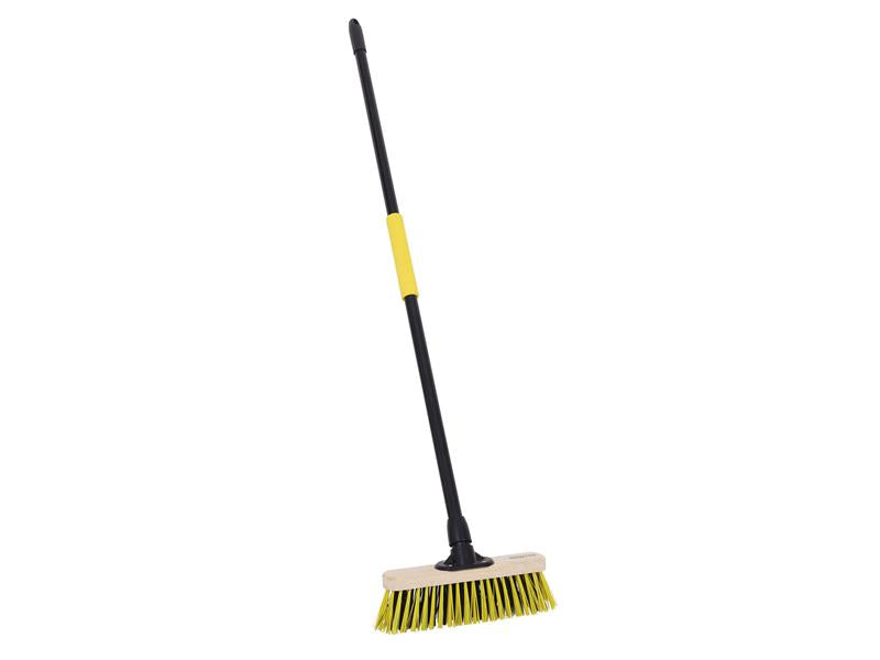 Stiff Dual PET Wooden Broom with Metal Handle 279mm (11in)                      