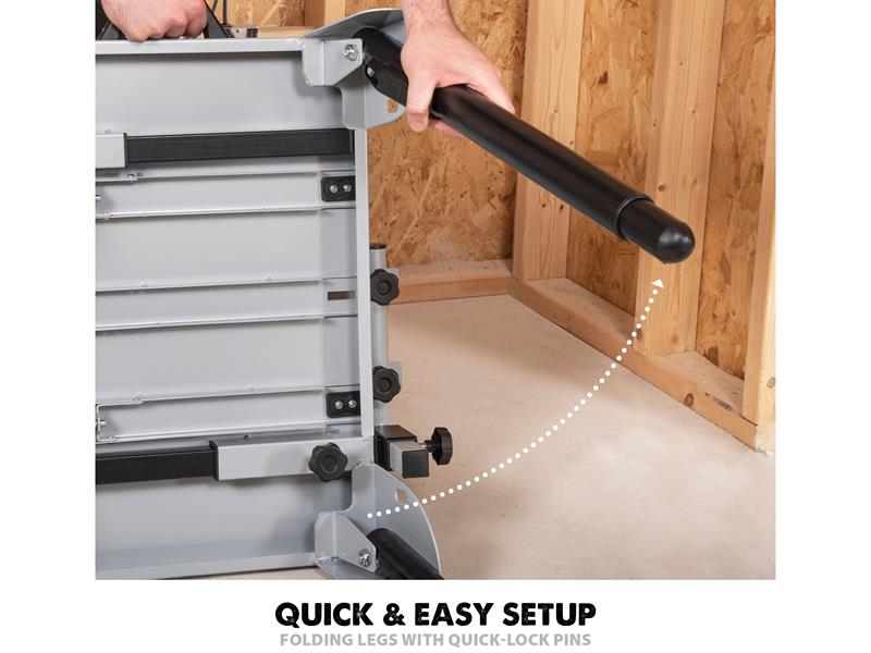 Chop Saw Stand with Universal Fittings                                          