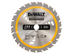 Cordless Construction Trim Saw Blade 184 x 20mm x 24T                           