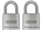 64TI/60mm TITALIUM™ Padlock Keyed Alike KA6607