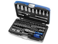 1/4in Drive Socket & Accessory Set, 73 Piece                                    