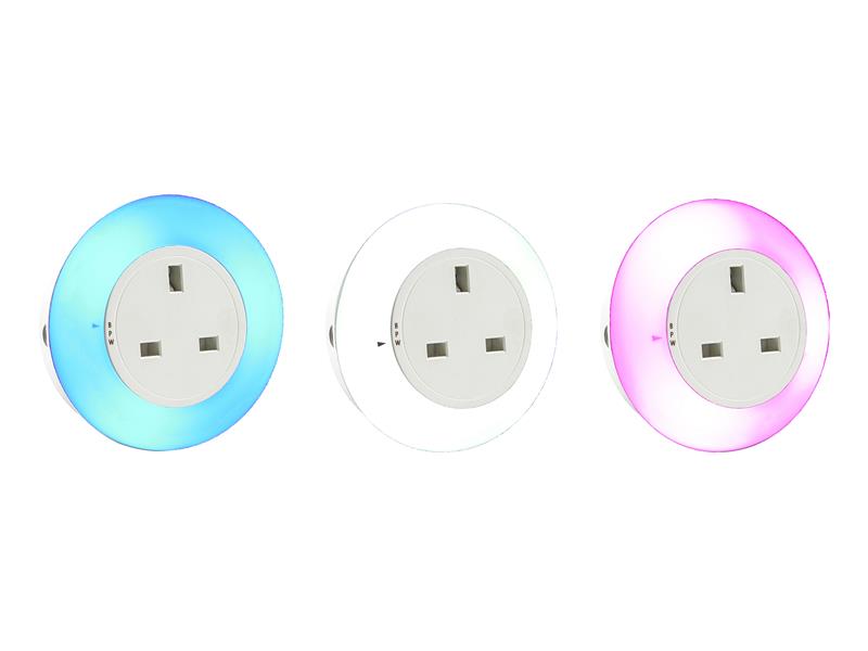 Plug-through Colour Change Night Light