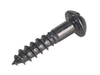 Wood Screw Slotted Round Head ST Black Japanned 3/4in x 8 ForgePack 25          