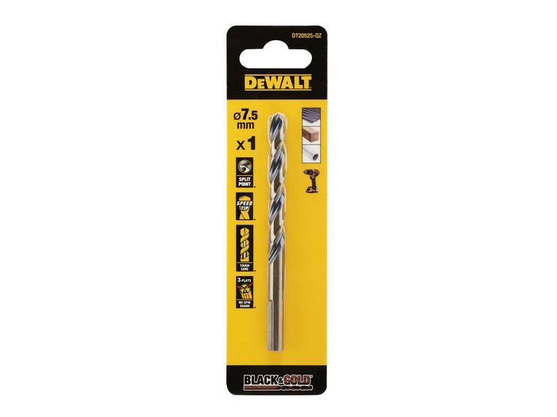 BLACK&GOLD HSS Drill Bit 7.5mm                                                  