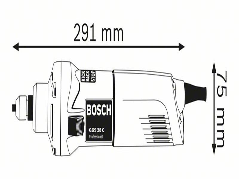 GGS 28 C Professional Straight Grinder 650W 110V                                