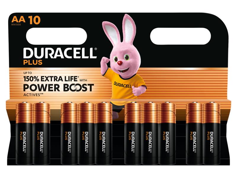 AA Cell Plus with Power Boost Batteries (Pack 10)                               