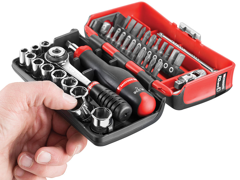 1/4in Drive R2NANO Socket Set, 38 Piece                                         