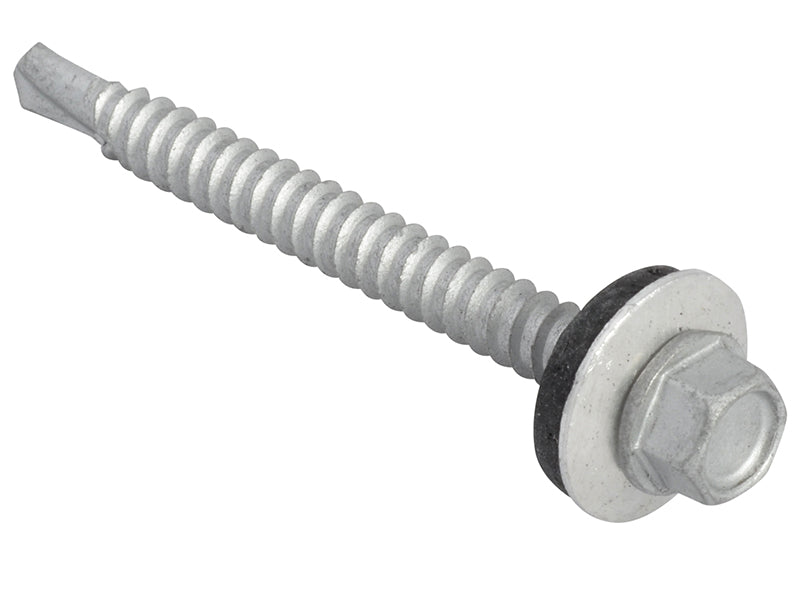 TechFast Hex Head Roofing Screw Self-Drill Light Section 5.5 x 57mm Pack 50     