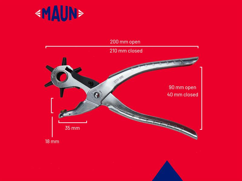 Revolving Leather Hole Punch Pliers