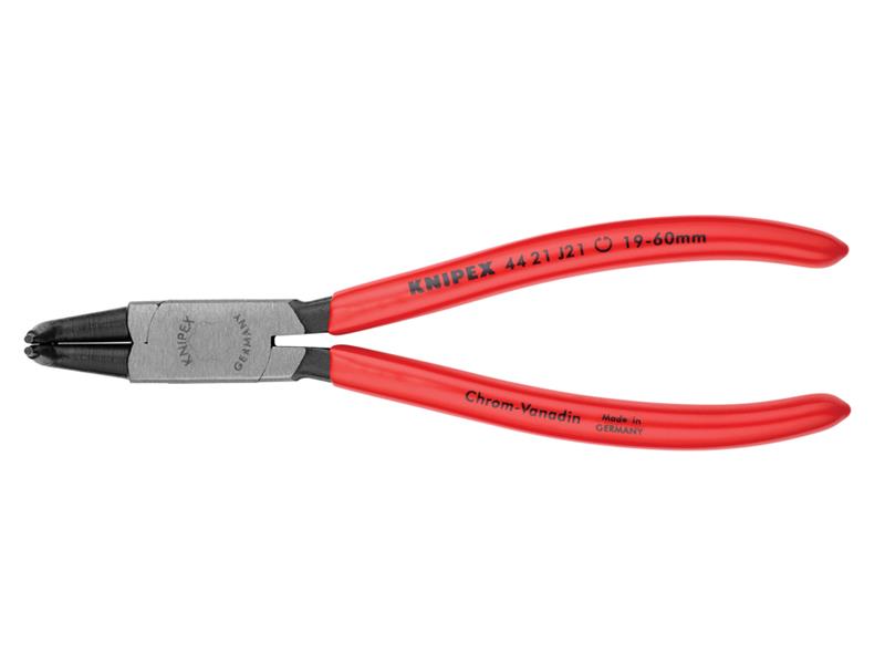 44 21 J21 Circlip Pliers Internal 90° Bent Tip 19 - 60mm                        
