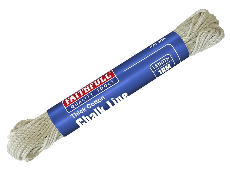 304 Thick Cotton Chalk Line 18m (Box 12)                                        