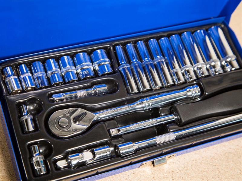 1/4in Metric Socket Set, 24 Piece                                               