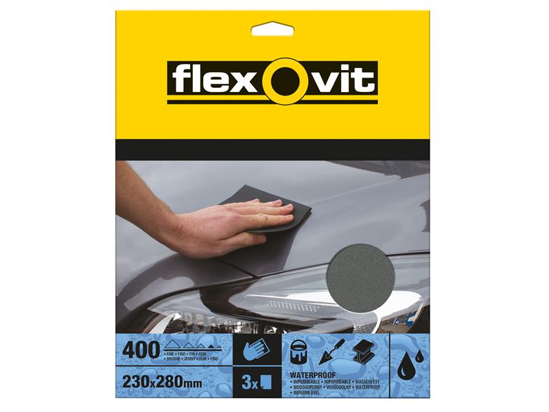 Waterproof Sanding Sheets 230 x 280mm 1000G (25)