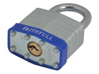 Laminated Steel Padlock 40mm 3 Keys                                             