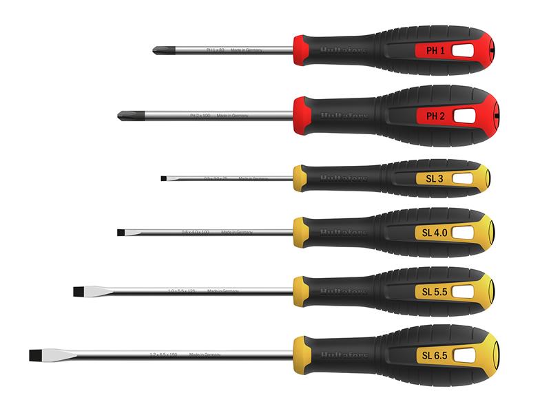 Phillips & Slotted Screwdriver Set, 6 Piece                                     