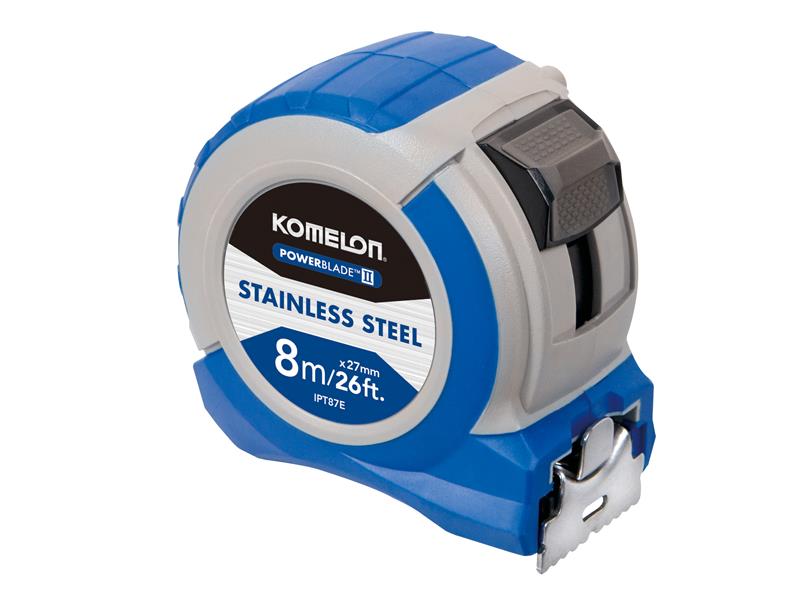 Stainless Steel PowerBlade™ Pocket Tape 8m/26ft (Width 27mm)                    
