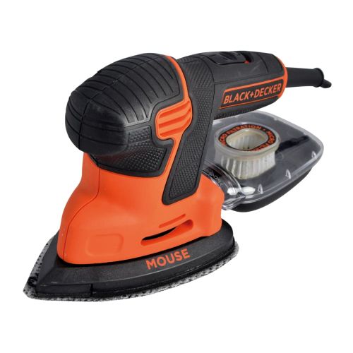 BLACK DECKER KA2500K GB Compact Mouse Sander 120W 240V B